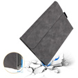 Huse pentru Microsoft Surface Go 3/Go 2/Go, Wallet Pen Slot, gri