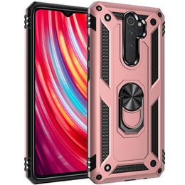 Husă blindată pentru Xiaomi Redmi Note 8 Pro, Nox Case Ring, roz rose gold