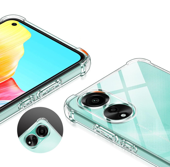 Huse pentru Oppo A78 4G, Dropproof, transparentă