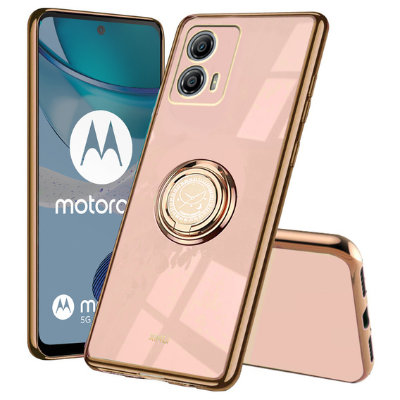 Huse pentru Motorola Moto G53 5G, Electro Ring, roz rose gold