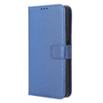 Cu clapetă pentru Poco F5 5G, Wallet Smart Magnet, albastru