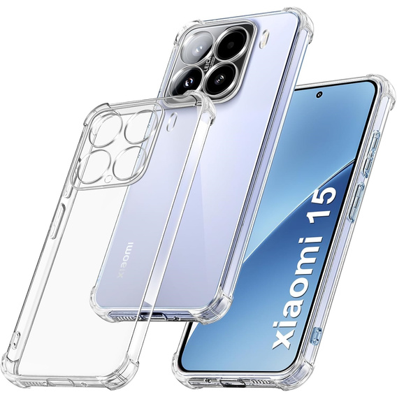 Huse pentru Xiaomi 15, Dropproof, transparentă