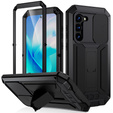 Husă blindată pentru Samsung Galaxy S23, R-JUST CamShield Slide, negru