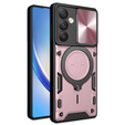 Husă blindată pentru Samsung Galaxy A54 5G, CamShield Slide, roz rose gold