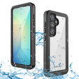 Husă impermeabilă IP68 pentru Samsung Galaxy S25, negru