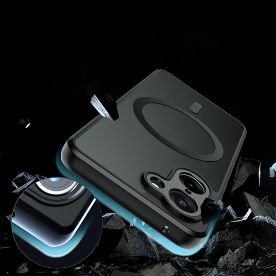 Husă pentru OnePlus Nord CE5, pentru MagSafe, ERBORD Matt Case, negru
