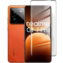 Sticlă călită 3D pentru Realme GT 7 Pro, cadru negru