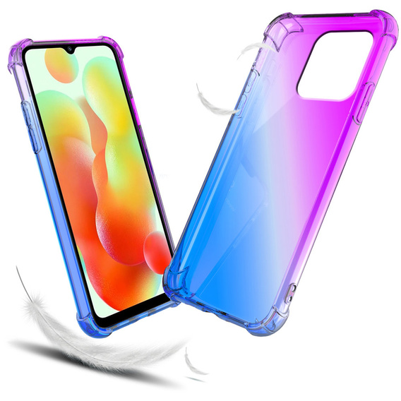 Husa pentru Xiaomi Redmi 12C, Gradient Dropproof, Violet / albastru