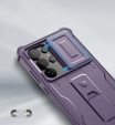 Husă blindată pentru Samsung Galaxy S25 Ultra, Dexnor Full Body (Two Frames), violet