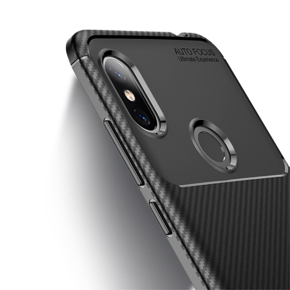 Huse pentru Xiaomi Redmi Note 6 Pro, Carbon Gel, negru