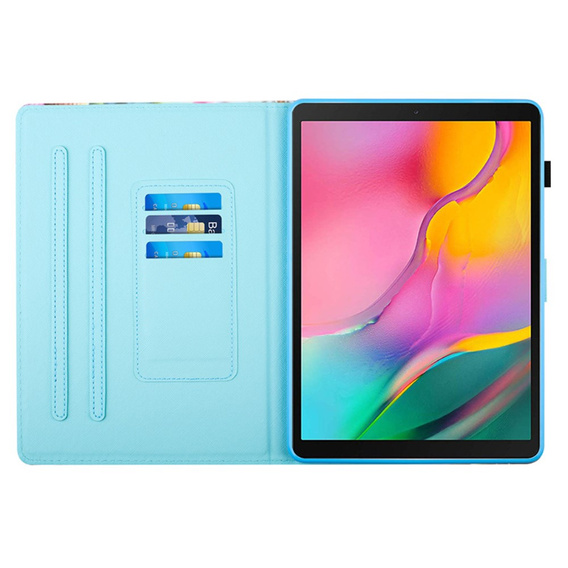 Husă pentru Samsung Galaxy Tab A7 Lite, cu clapetă, cat