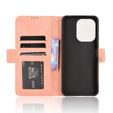 Cu clapetă pentru Xiaomi Redmi 13, Card Slot, roz