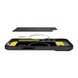 Carcasă Spigen Rugged Armor MagSafe pentru iPhone 17, negru mat