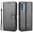 Cu clapetă pentru Motorola Moto G52 / G82 5G, Crazy Horse Wallet, albastru