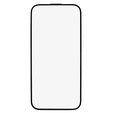 Sticlă temperată 3D pentru iPhone 15 Pro Max, cu capac pentru difuzor, negru