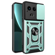 Husă blindată pentru Realme 11 5G, CamShield Slide, verde