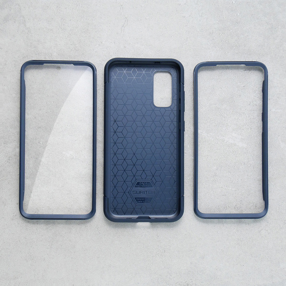 Huse pentru Samsung Galaxy S20, Suritch Basic (Two Frames), albastru închis