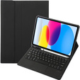Carcasă + tastatură iPad 10.9 2022 10 Gen, TouchPad Pen Slot, negru