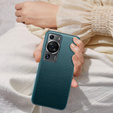 Husă cu clapetă pentru Huawei P60 Pro, Side View, albastru