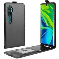 Cu clapetă pentru Xiaomi Mi Note 10 / 10 Pro, Flip, negru