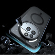 Husă pentru Nothing Phone 3A Pro, pentru MagSafe, ERBORD Matt Case, negru