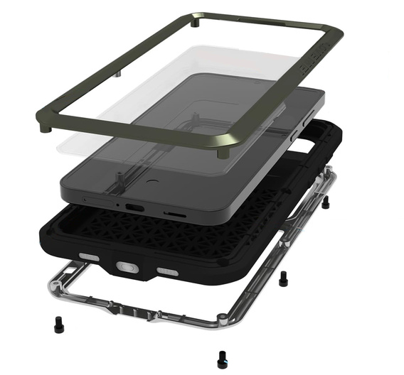 Husă blindată cu sticlă temperată pentru Samsung Galaxy S25 FE