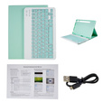 Carcasă + tastatură Samsung Galaxy Tab S7 T870/T875 / S8, Pen Slot, verde