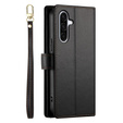 Wallet Zipper Pocket flip caz pentru Samsung Galaxy A17 5G, Wallet Zipper Pocket, negru