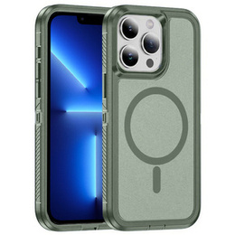 Carcasă cu ramă pentru iPhone 13 Pro Max, pentru MagSafe, verde