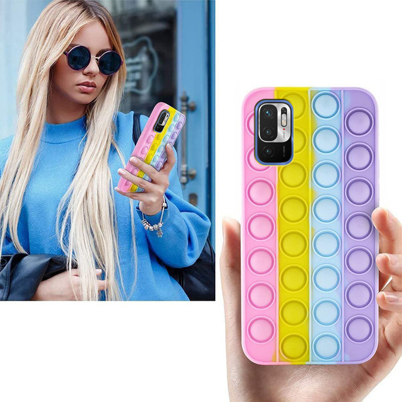 Husă Push Bubble Pop It pentru Xiaomi Redmi Note 10 5G / POCO M3 Pro 5G
