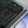 Husă blindată CamShield Slide cu capac pentru cameră și inel pentru Oppo Reno 15 Pro, negru