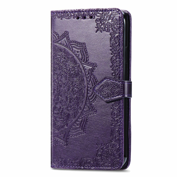 Cu clapetă pentru Infinix Hot 40i, Mandala, violet