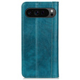 Husă cu clapetă pentru Google Pixel 10 Pro XL / 9 Pro XL, cu buzunar, piele, verde