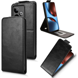 Cu clapetă pentru Realme GT 7 / 7T, Flip, negru