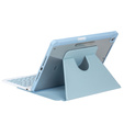Husă pentru tastatură pentru iPad 11" 2025 A16 (11 gen.) / iPad 10.9" 2022 (10 gen.), Rotary 360° Leather, caz albastru