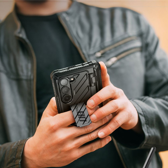Husă Supcase Unicorn Beetle Pro cu sticlă 9H și compartiment pentru Slim S-Pen pentru Samsung Galaxy Z Fold6