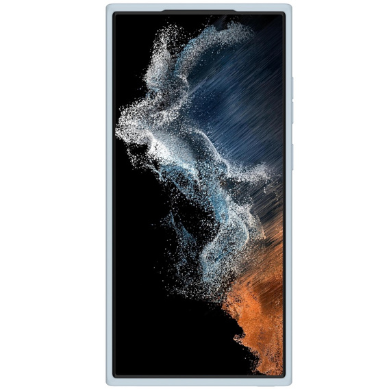 Husă NILLKIN pentru Samsung Galaxy S23 Ultra, husă CamShield din silicon pentru MagSafe, albastru