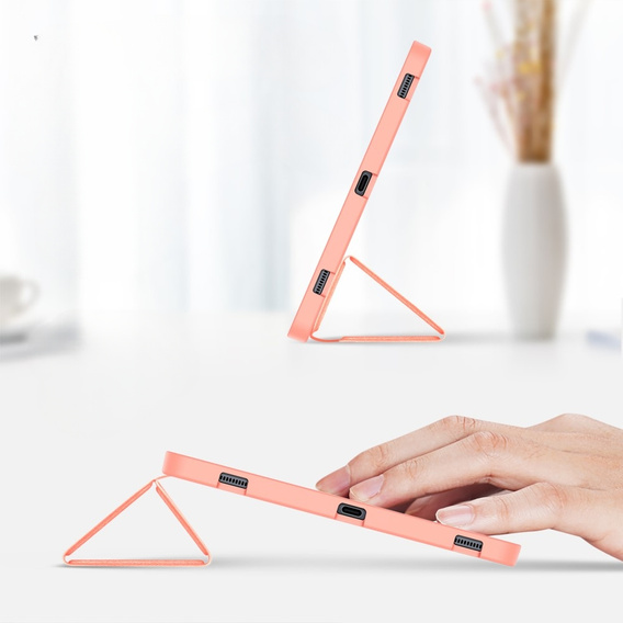 Husă pentru Samsung Galaxy Tab S9+ 12.4", Dux Ducis Domo, roz rose gold