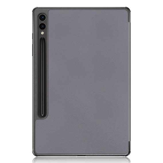 Husă pentru Samsung Galaxy Tab S9 FE+ Plus, Smartcase cu spațiu pentru stylus, gri