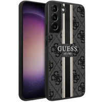 GUESS Huse pentru Samsung Galaxy S23+ Plus, Printed Stripe Hardcase, negru