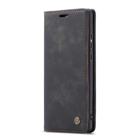Husa CASEME pentru Huawei P30 Pro, Leather Wallet Case, negru