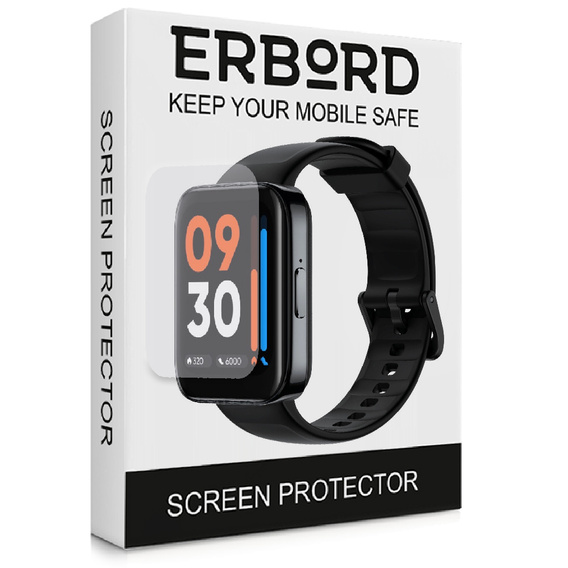 3x ERBORD Hydrogel Foil pentru Realme Watch 3