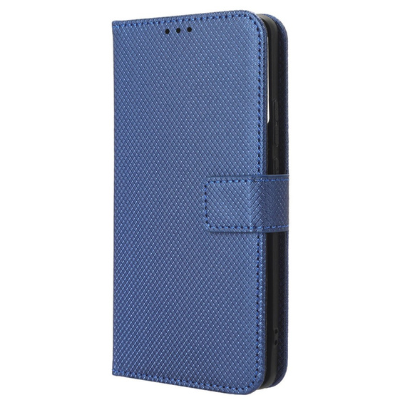 Cu clapetă pentru Oppo A57 4G/5G, Wallet Smart Magnet, albastru închis