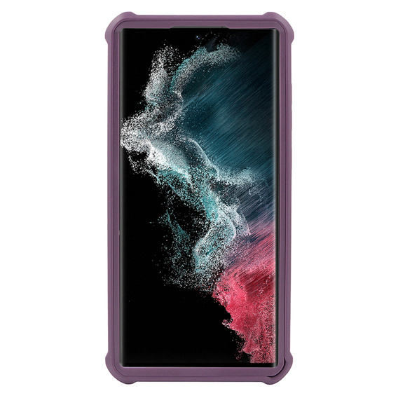 Husă blindată pentru Samsung Galaxy S22 Ultra, Dexnor Full Body, violet