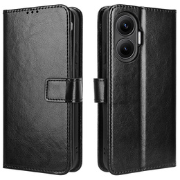 Crazy Horse Wallet flip caz pentru Xiaomi Poco F7 5G