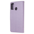 Cu clapetă pentru Motorola Moto G10 / G30, Butterfly, albastru