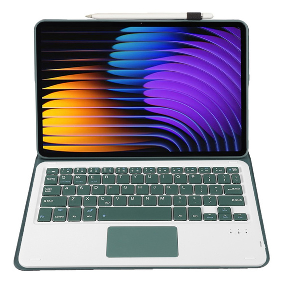 Tastatura pentru Xiaomi Pad 7 / 7 Pro, TouchPad, verde