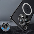 Carcasă de protecție pentru camera foto pentru OnePlus 11 5G, CamShield MagSafe, transparent / negru