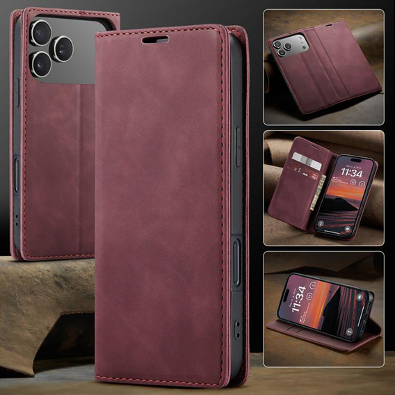 ERBORD Vintage Wallet Case pentru iPhone 17 Pro Max