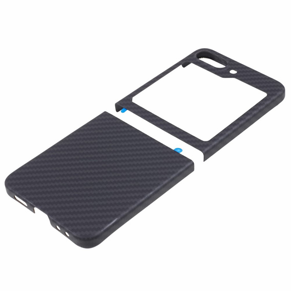 Husă pentru Samsung Galaxy Z Flip5 5G, Aramid Fiber Cover, negru